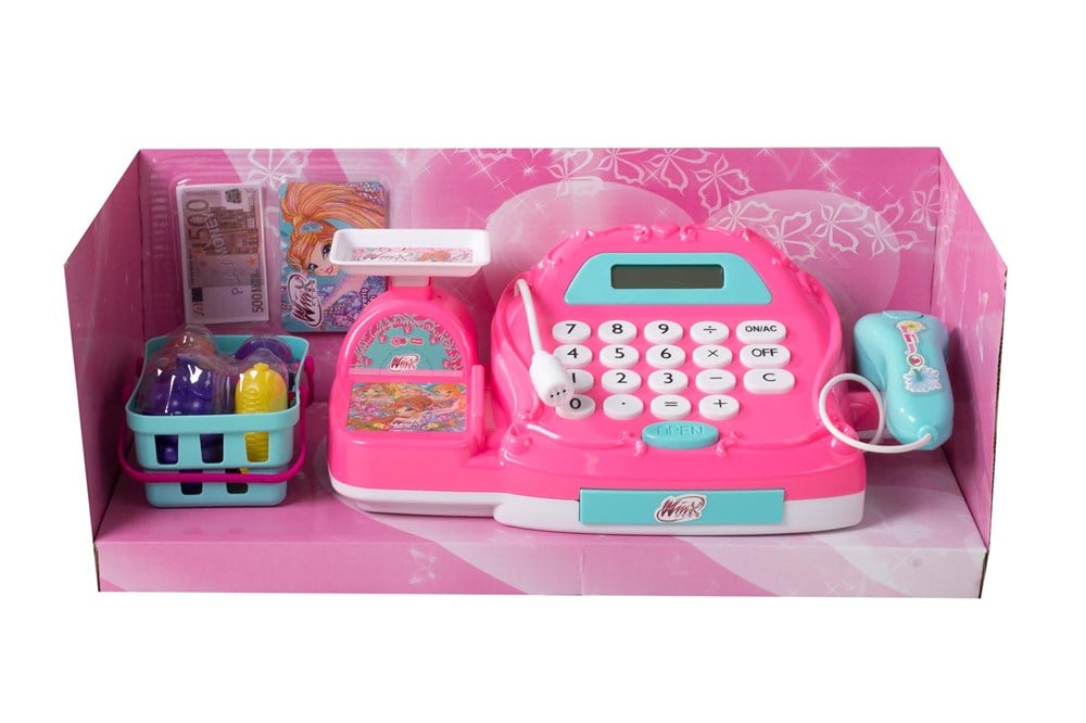 Eğitici Elektronik Oyuncaklar, Winx, Winx Lisanslı Mikrofonlu Pilli Yazar Kasa FR37111