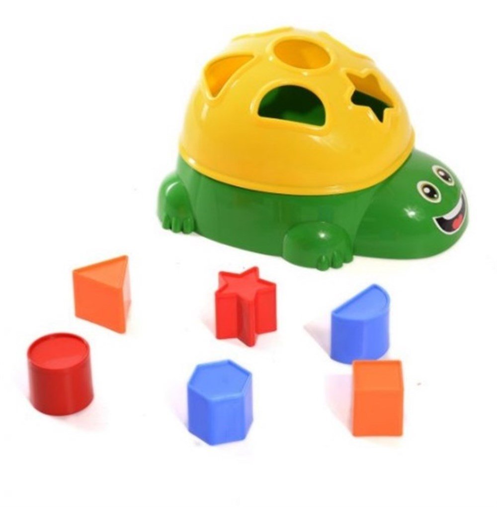 Eğitici Kaplumbağa 6 Geometrik Şekil ve Renk