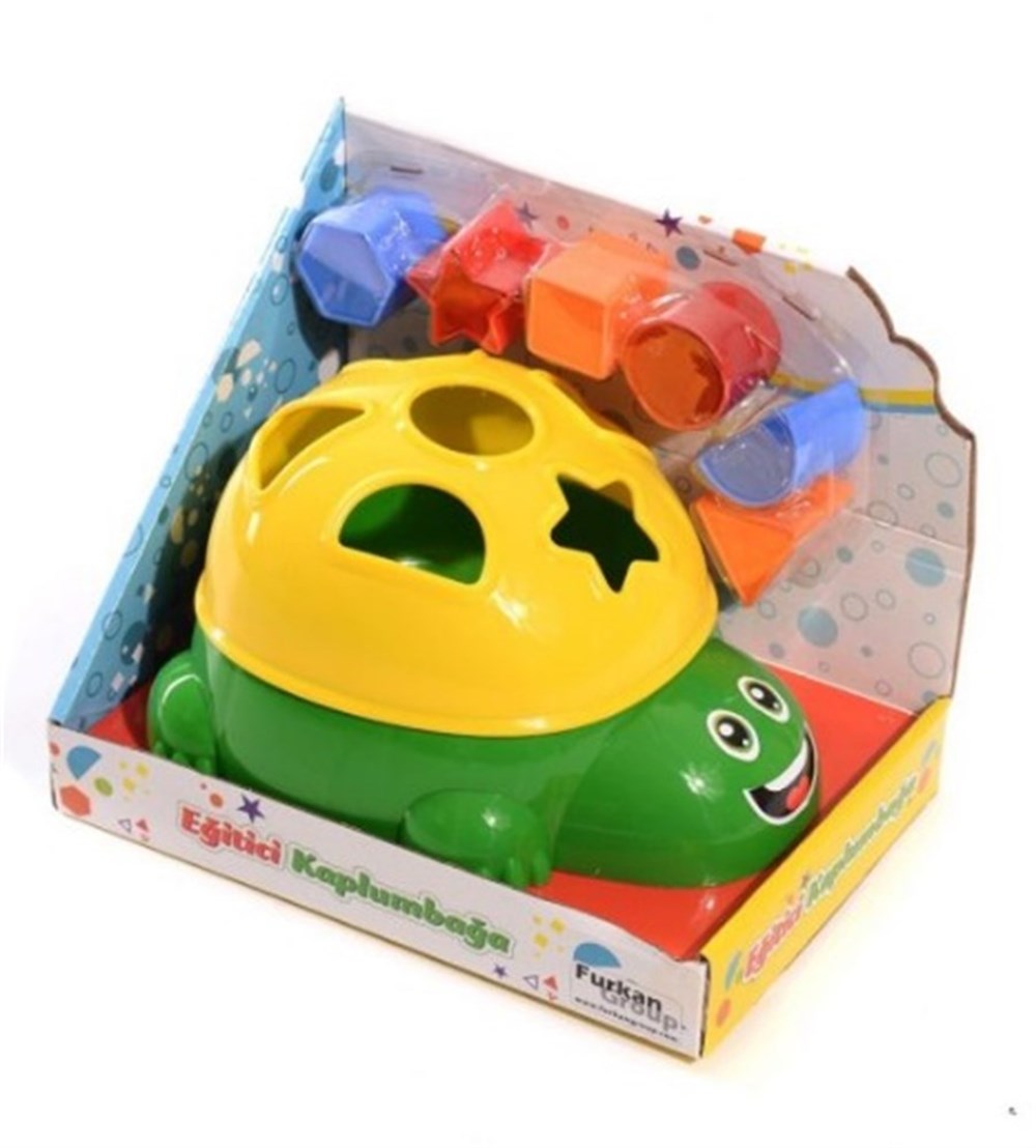 Eğitici Kaplumbağa 6 Geometrik Şekil ve Renk