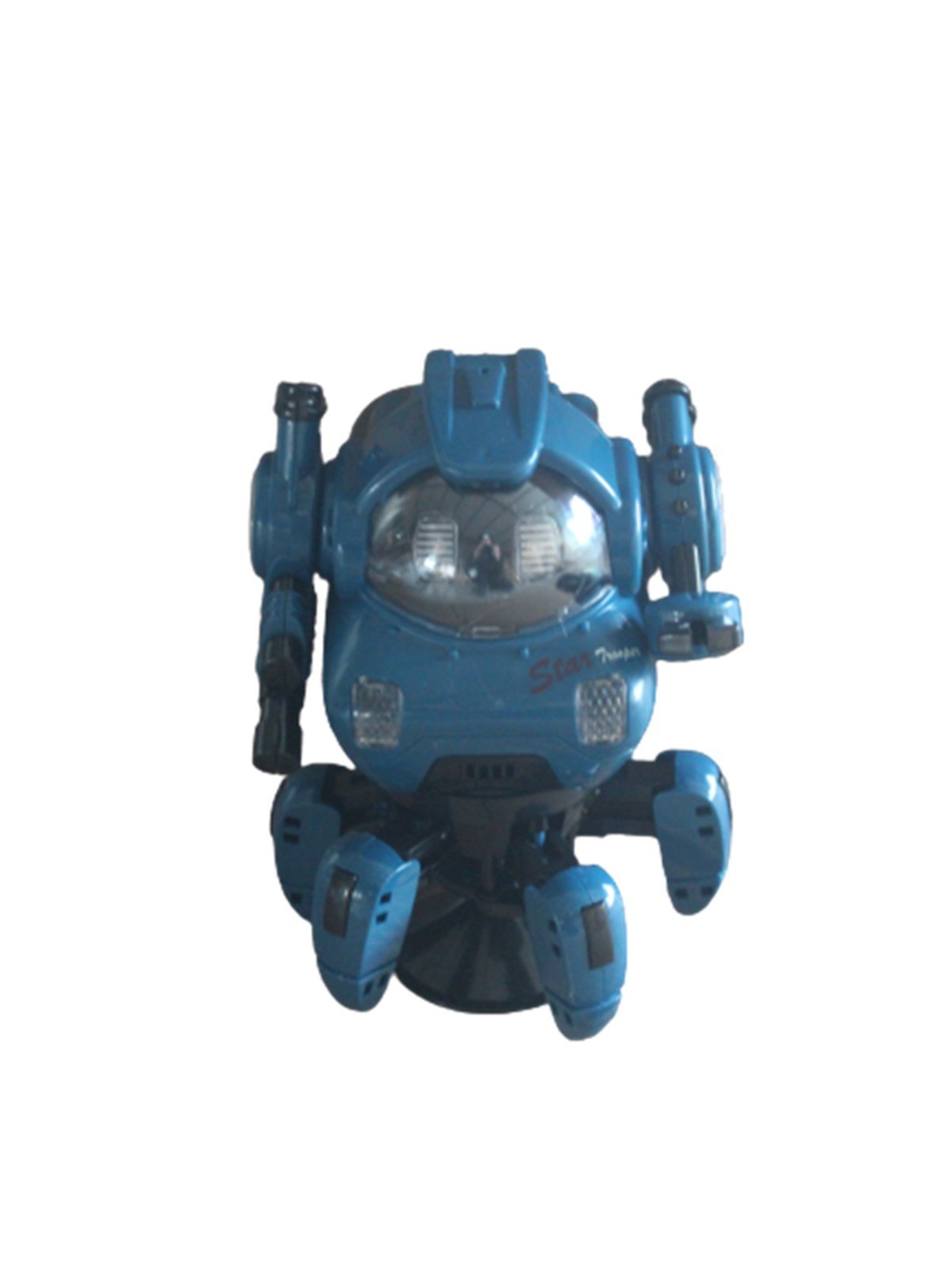 Eğitici Robotlar, Ceren, C-TOY Işıklı ve Sesli 360 Derece Dönebilen Yıldız Asker Robot 01180 Mavi