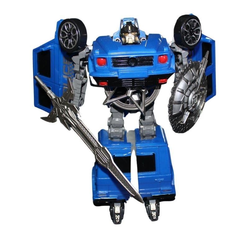 Eğitici Robotlar, Ceren, CTOY Polis Arabasına Dönüşebilen Robot 74502 Mavi