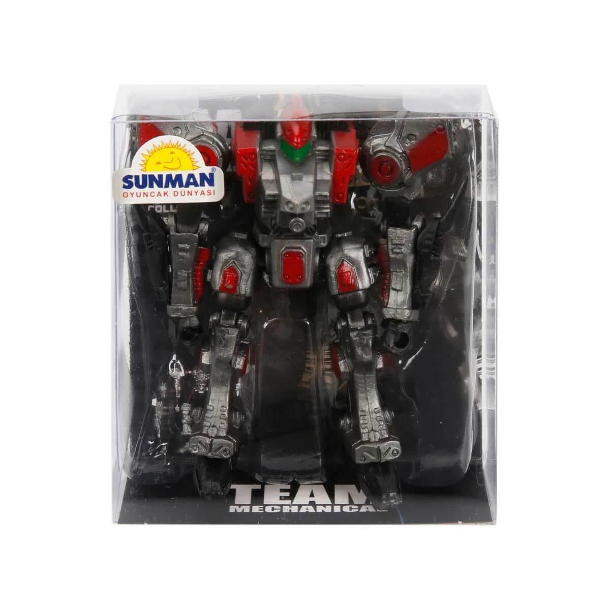 Eğitici Robotlar, Sunman, Mini Robot Figür 9 cm 23945 Kırmızı