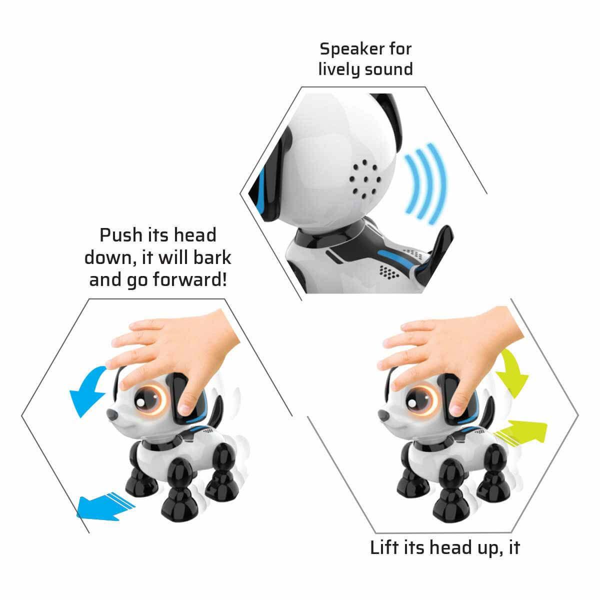 Eğitici Robotlar, SİLVERLİT, Silverlit Robo Heads Up Robot Evcil Hayvanlar 85238 Sevimli Yavru Köpek