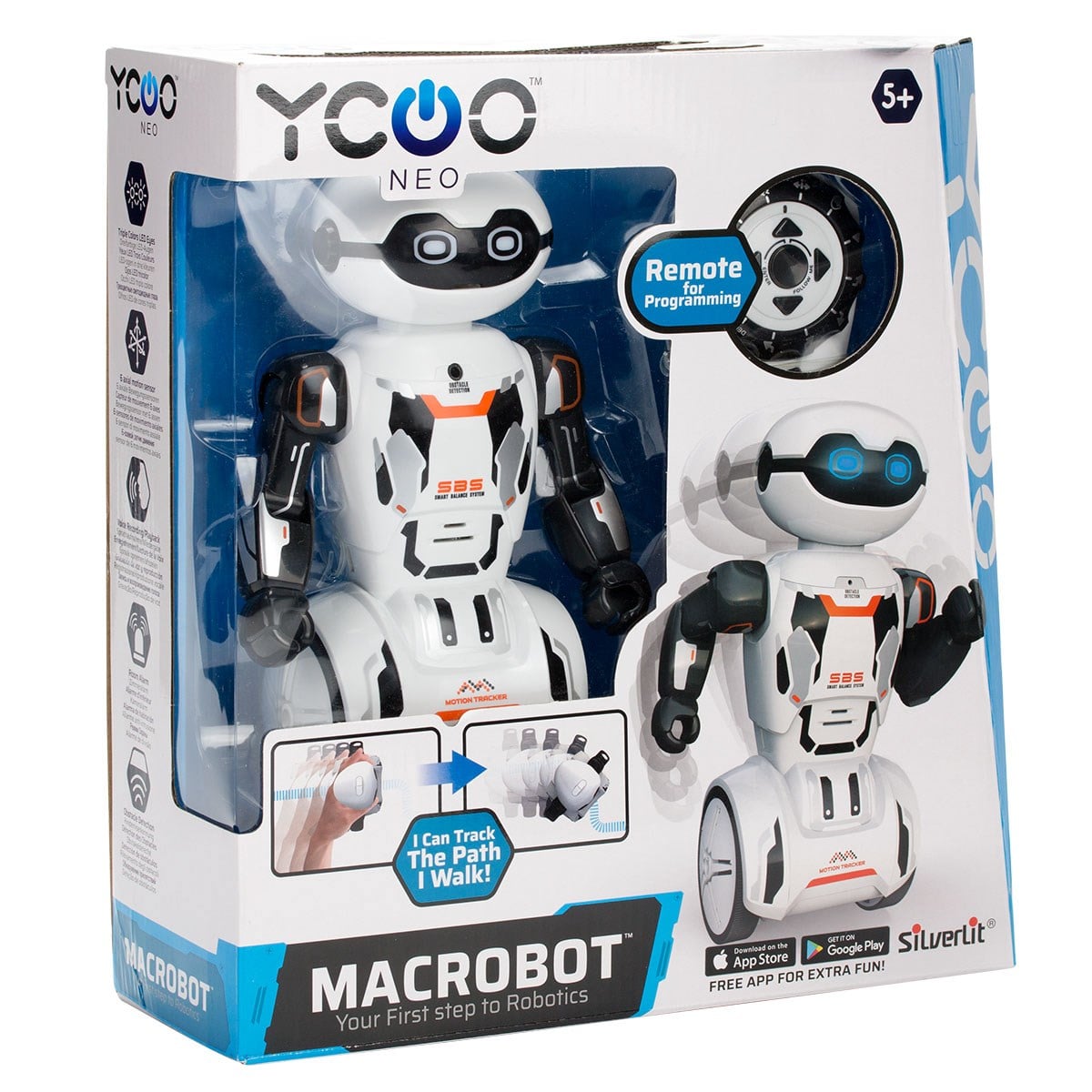 Eğitici Robotlar, SİLVERLİT, Silverlit Robot MacroBot Kumandalı 88045