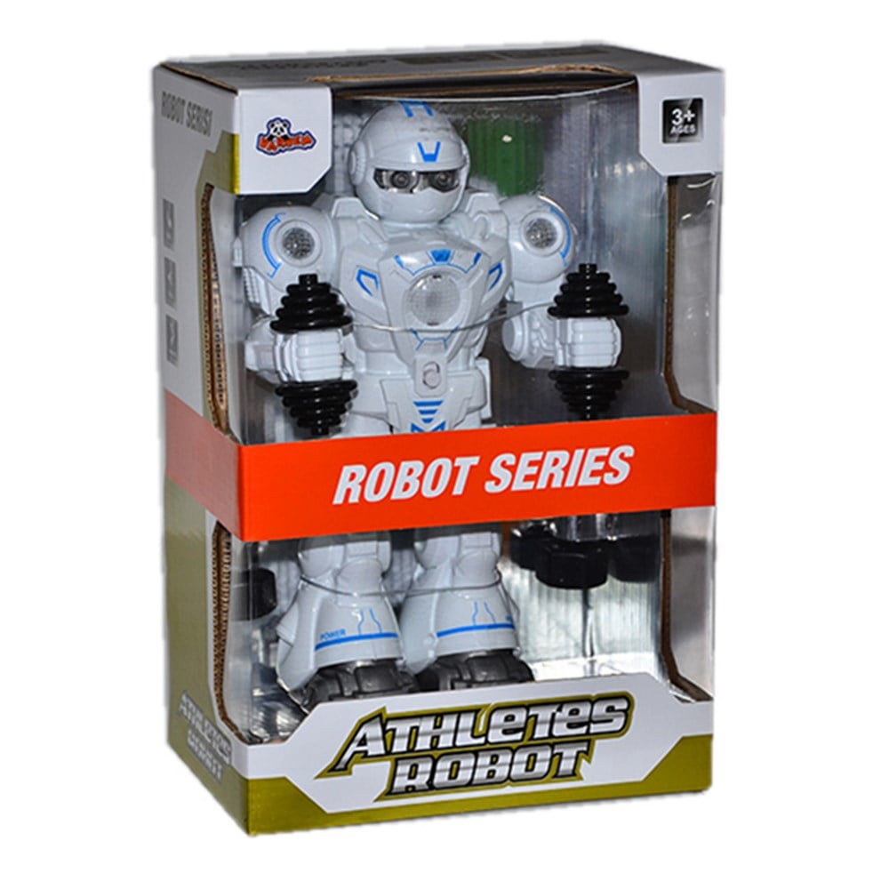 Sporcu Athletes Robot Haraketli Sesli ve Işıklı