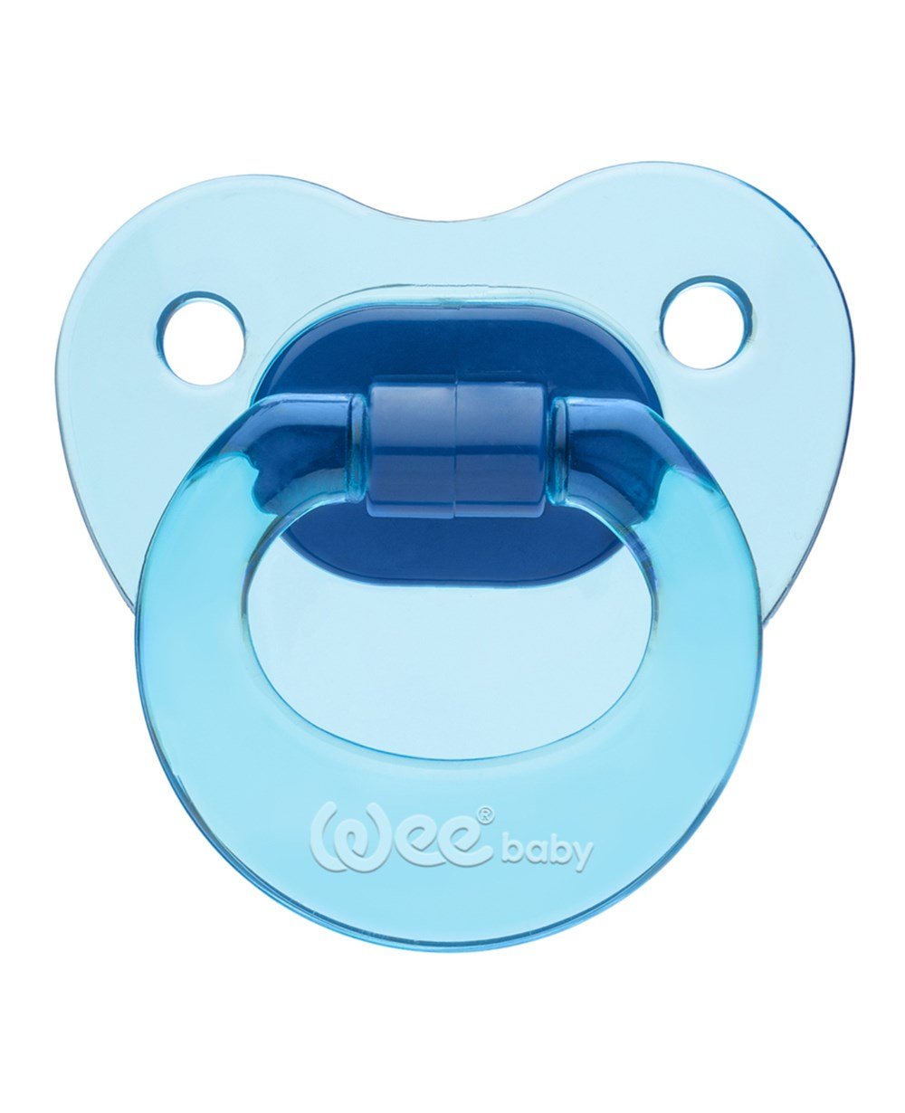 Emzik, WEE BABY, Wee Baby Akide Damaklı Emzik No:1 111 Mavi
