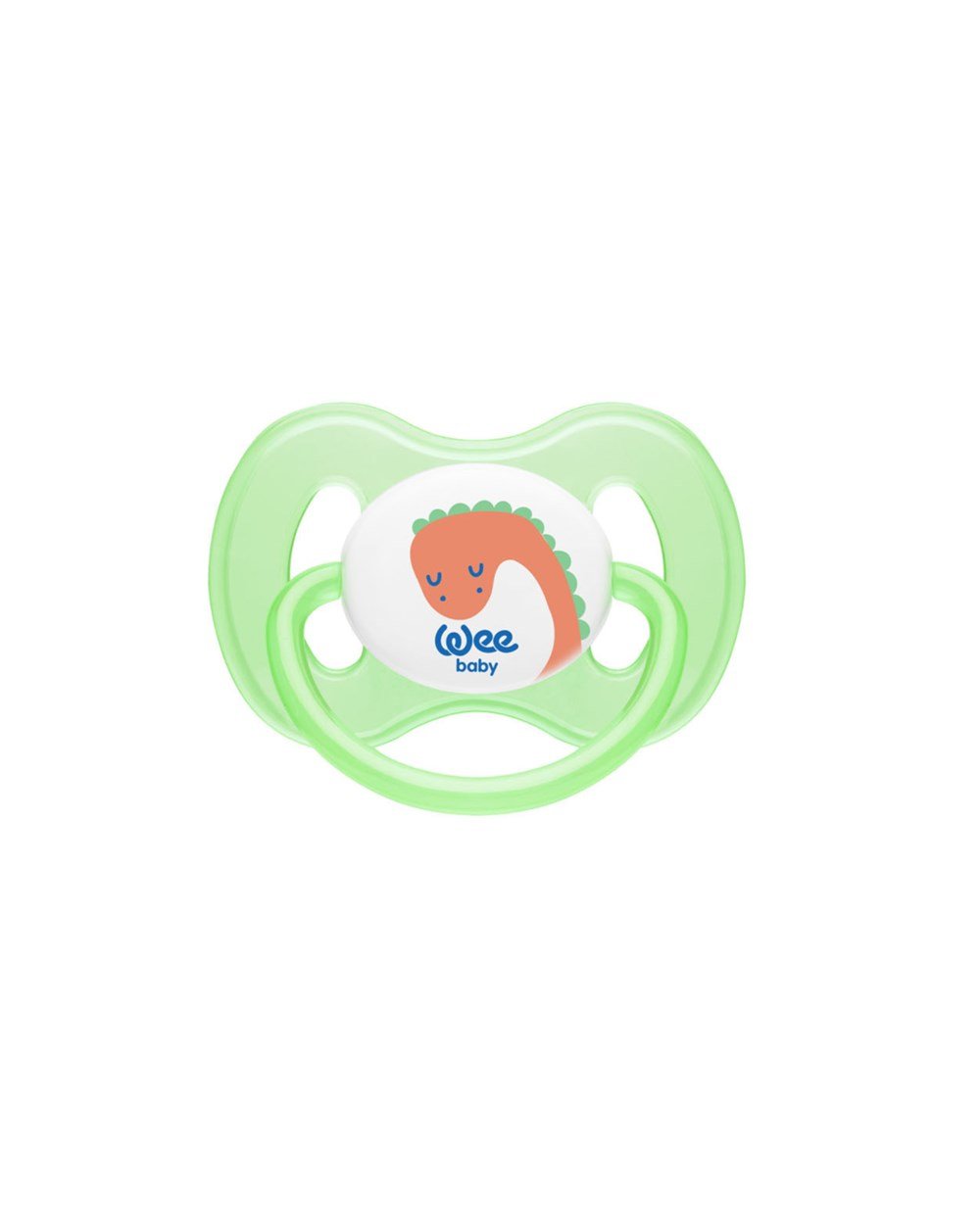 Emzik, WEE BABY, Wee Baby Damaklı Kelebek Emzik No:2 6-18Ay 159 Yeşil