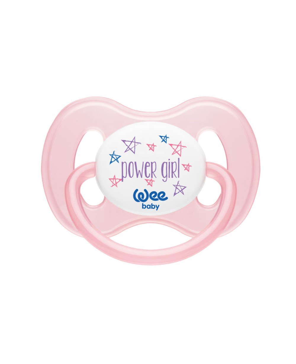 Emzik, WEE BABY, Wee Baby Damaklı Kelebek Emzik No:1 0-6Ay 158 Pembe