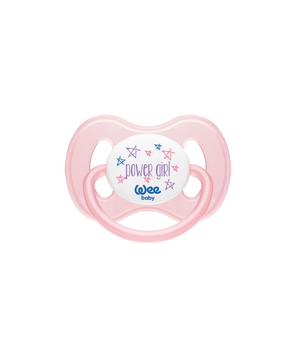 Emzik, WEE BABY, Wee Baby Damaklı Kelebek Emzik No:2 6-18Ay 159 Pembe