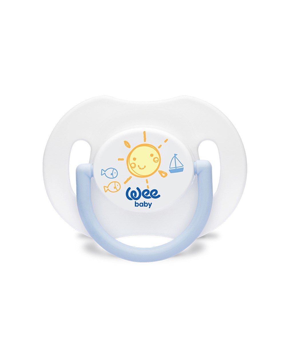 Emzik, WEE BABY, Wee Baby Kapaklı Gündüz Emziği No:2 6-18ay 782 Mavi
