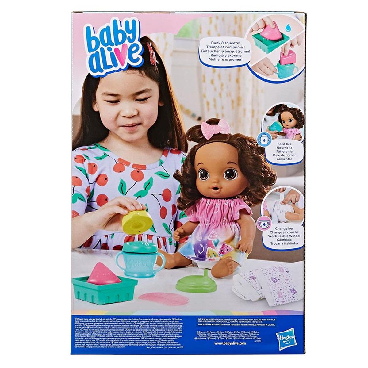 Et Bebekler, Baby Alive, Baby Alive Bebeğimle Eğlenceli Yudumlar Esmer F7357