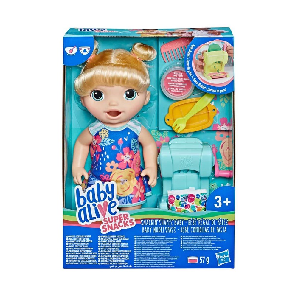 Et Bebekler, Baby Alive, Baby Alive Bebeğimle Makarna Eğlencesi E3694