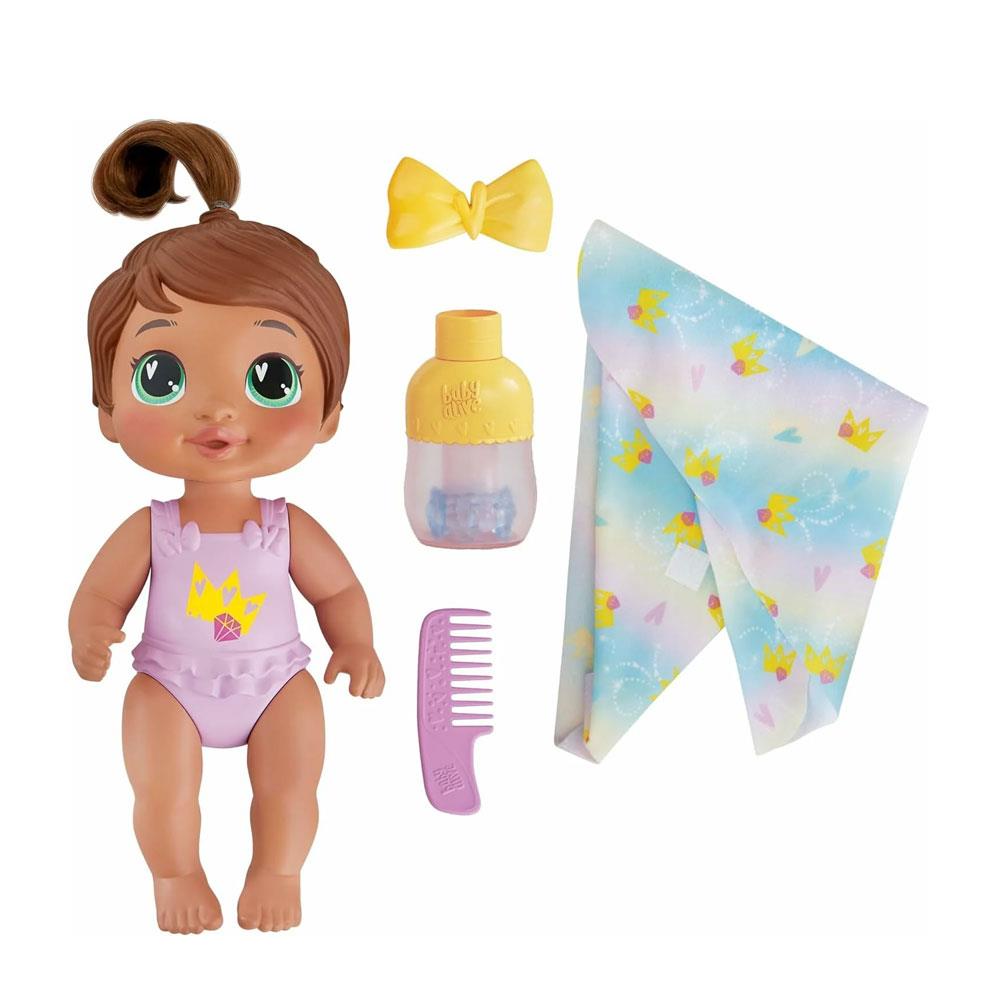Et Bebekler, Baby Alive, Baby Alive Bebeğimler Şampuan Eğlencesi Esmer F9120