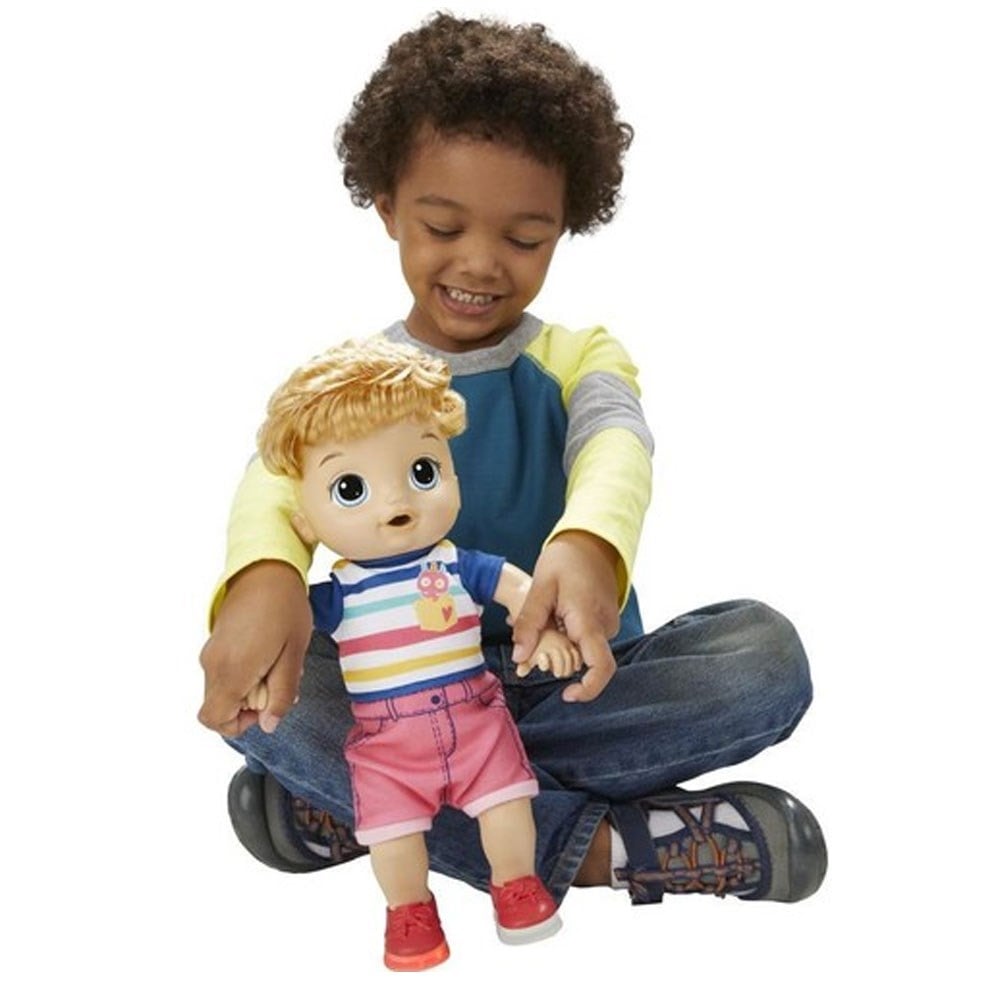 Et Bebekler, Baby Alive, Baby Alive Işıklı Ayakkabılarıyla Neşeli Erkek Bebeğim E5244