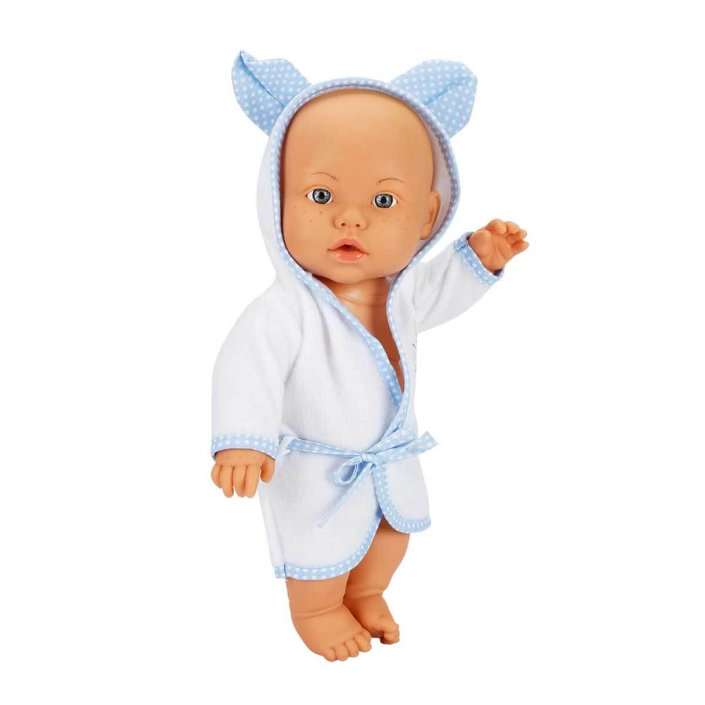 Et Bebekler, Sunman, Bebelou Banyo Zamanı Aksesuarlı Bebek Oyun Seti 35cm Konuşan Bebek 23877 Mavi
