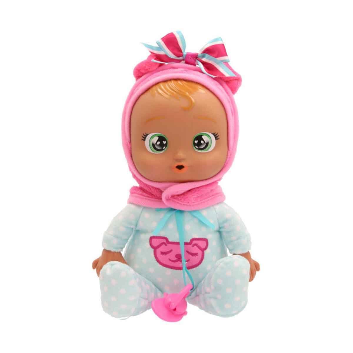 Et Bebekler, CRY BABIES, Cry Babies Ağlayan Yumuş Newborn Bebek CYB68000 Mavi Pijamalı Roxy