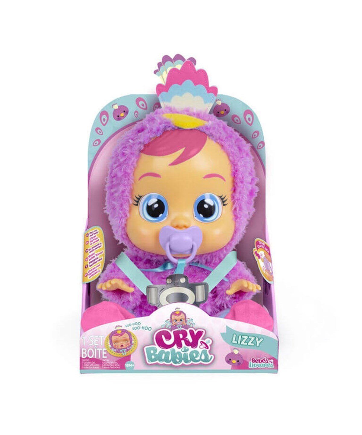 Et Bebekler, CRY BABIES, Cry Babies Fantasy Bebek Lizzy CYB18000