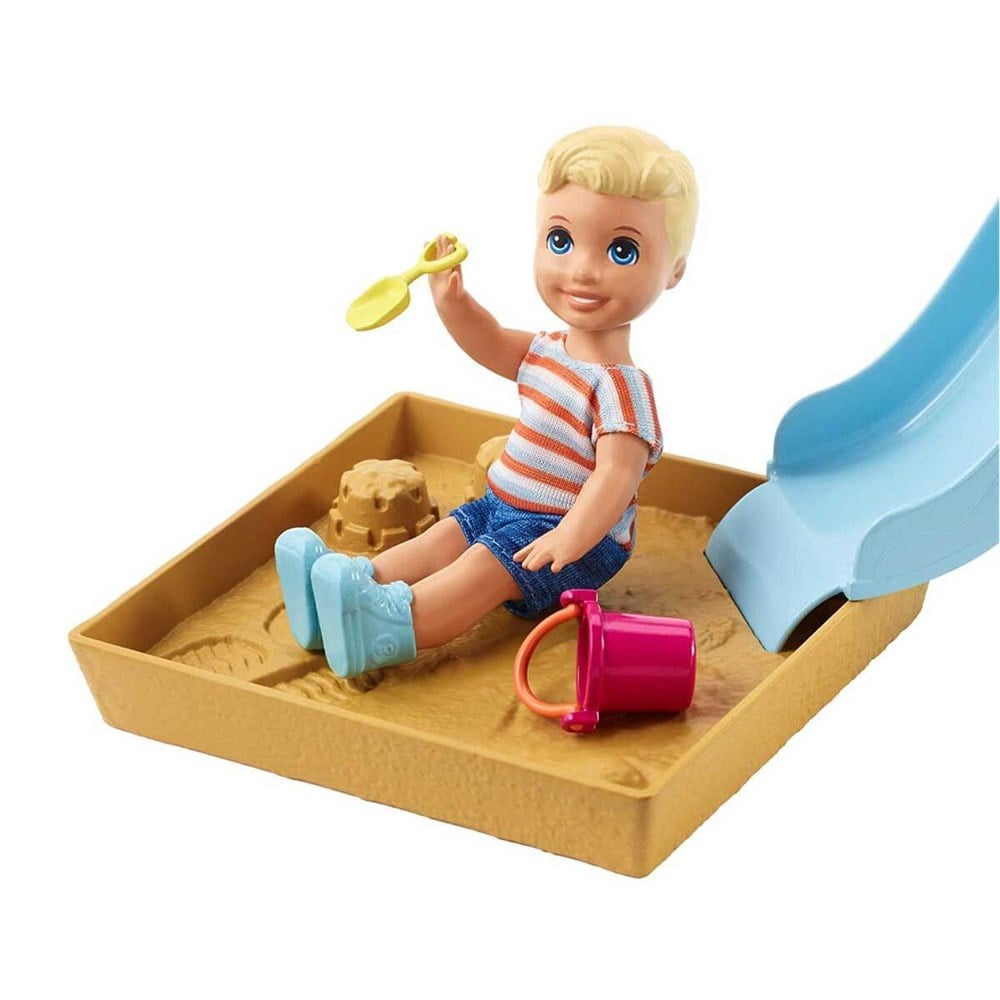 Evcilik Aksesuarları, Barbie, Barbie Bebek Bakıcılığı Oyun Seti FXG94 FXG96 Kaykay