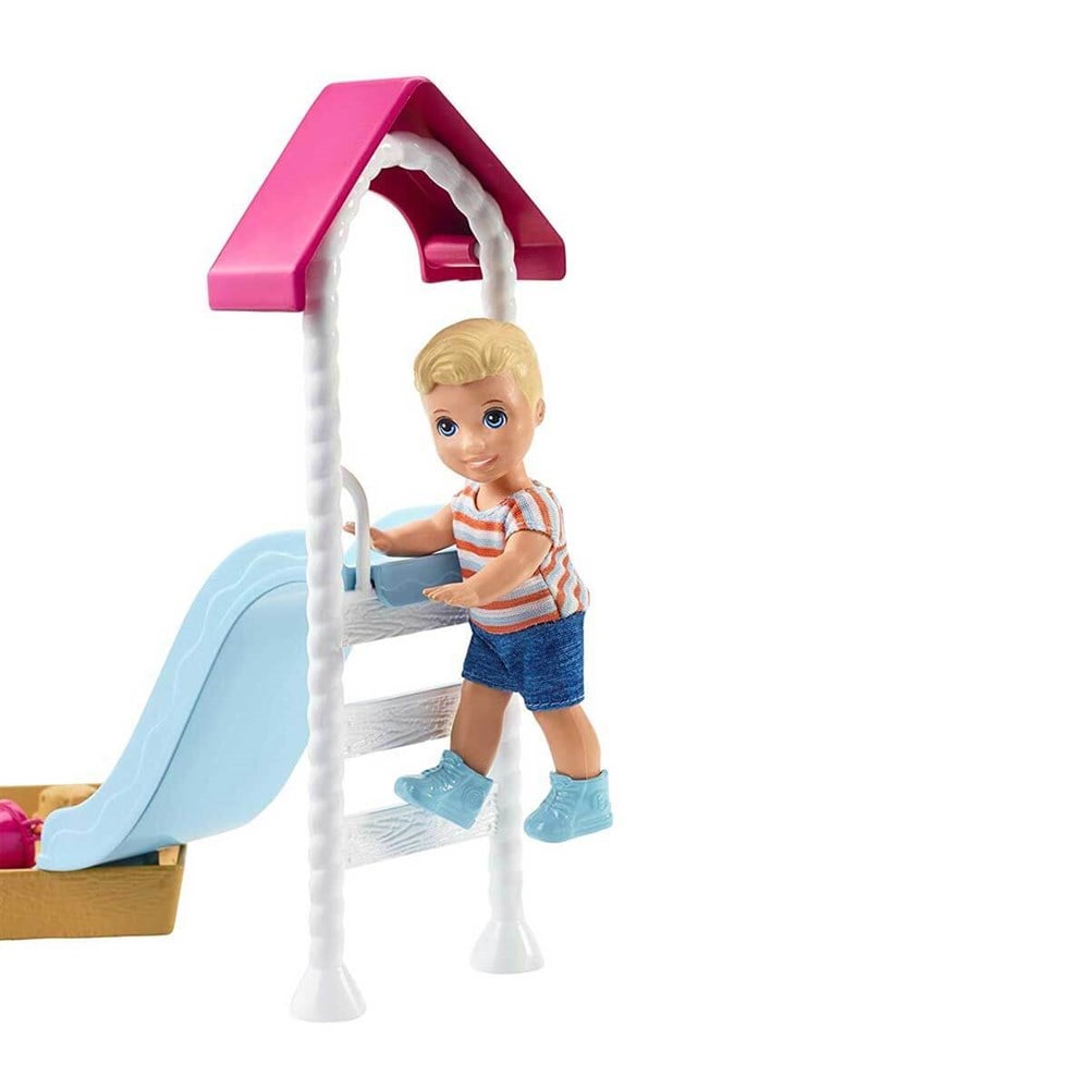 Evcilik Aksesuarları, Barbie, Barbie Bebek Bakıcılığı Oyun Seti FXG94 FXG96 Kaykay