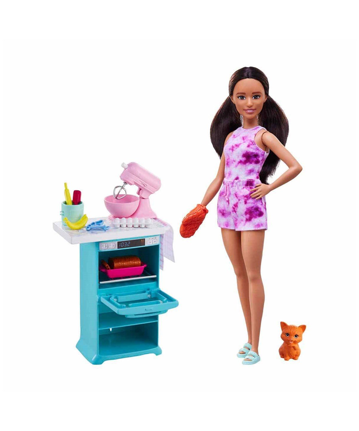 Evcilik Aksesuarları, Barbie, Barbie ile Mutfak Maceraları Oyun Seti HCD44