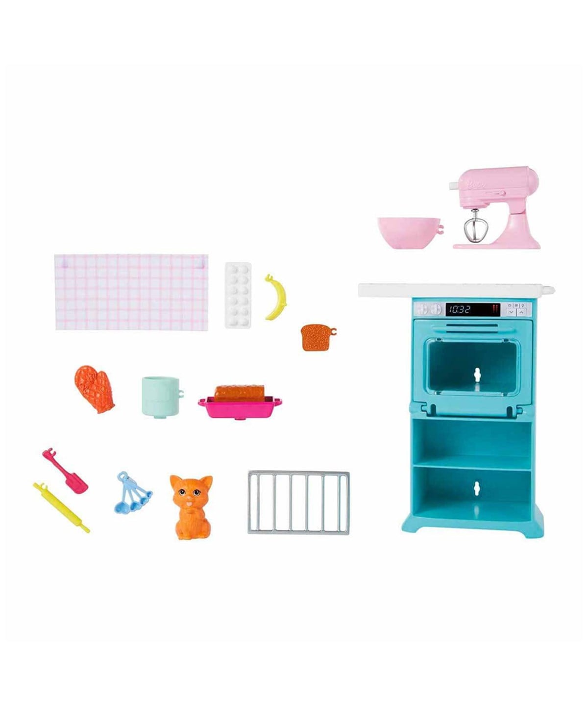 Evcilik Aksesuarları, Barbie, Barbie ile Mutfak Maceraları Oyun Seti HCD44