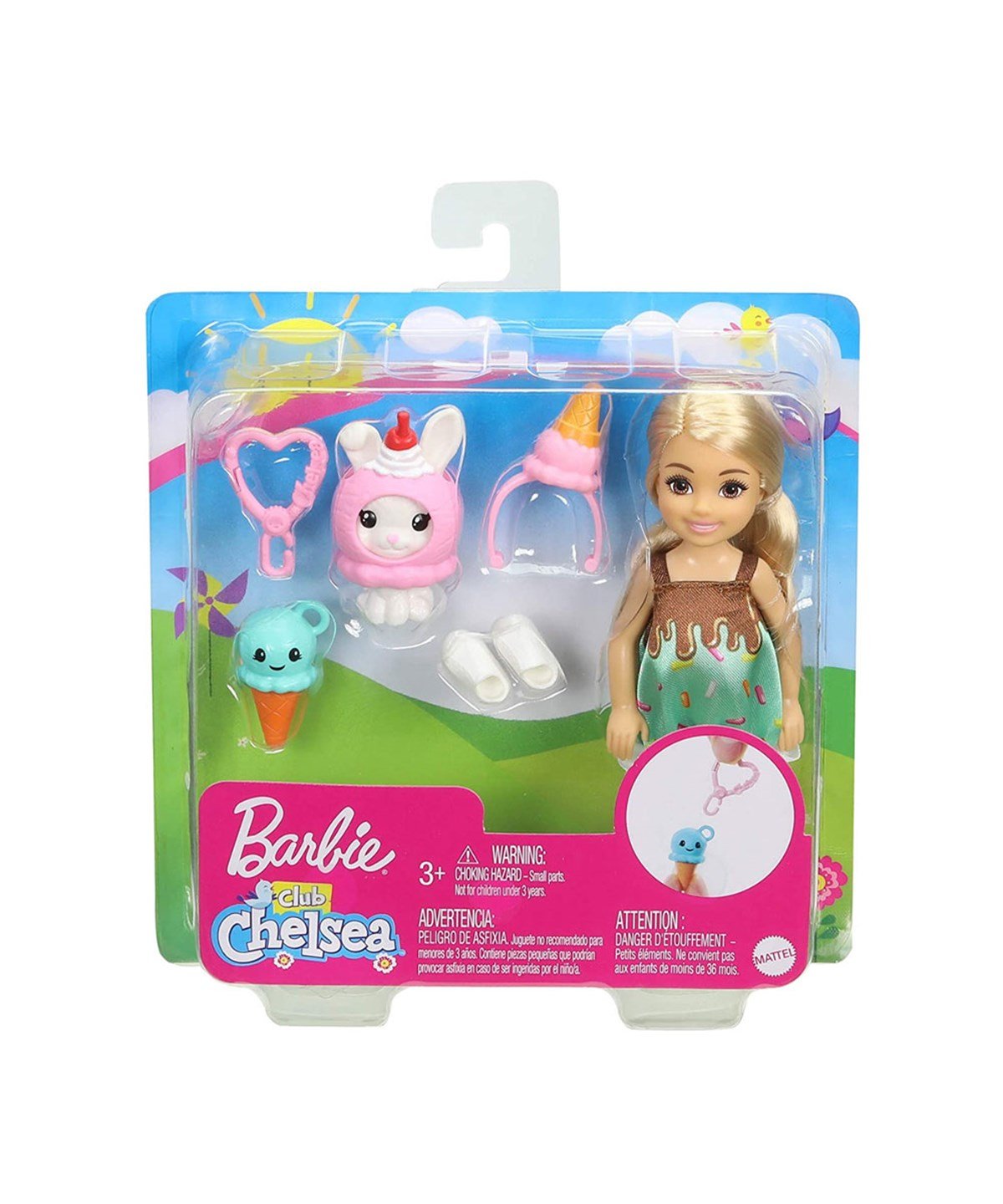 Evcilik Aksesuarları, Barbie, Barbie Kostümlü Chelsea ve Hayvancığı Oyun Setleri GHV69 GHV72