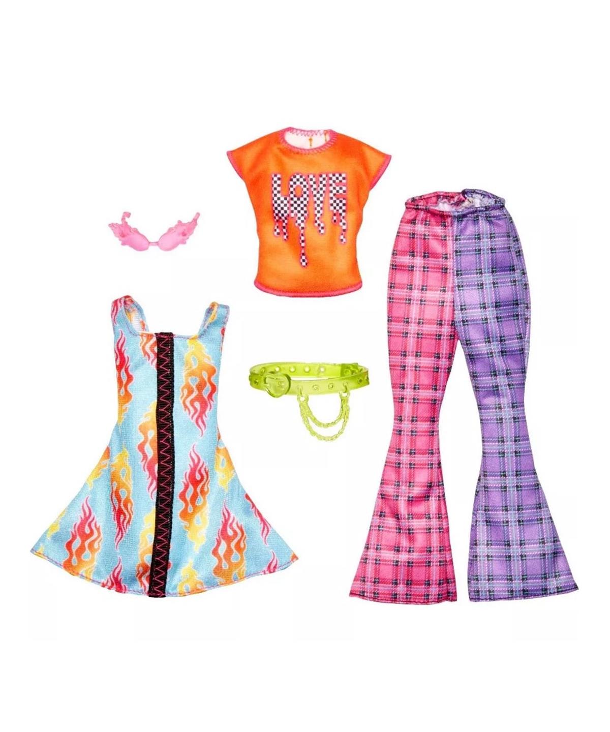 Evcilik Aksesuarları, Barbie, Barbie'nin Kıyafet Koleksiyonu 2'li Paketler GWF04 GWC32 HJT34
