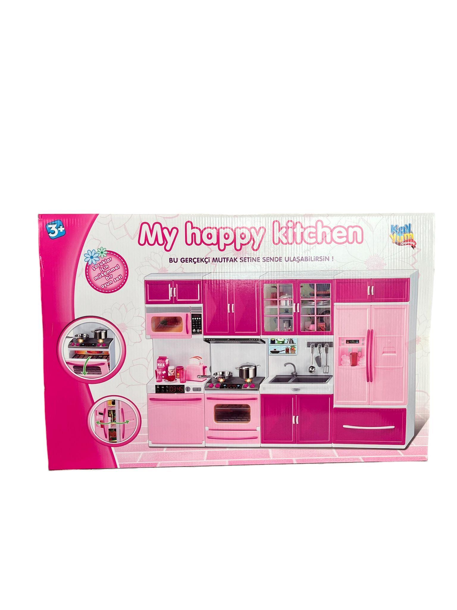 Evcilik Aksesuarları, KAYYUM OYUNCAK, Kayyum My Happy Kitchen Mutfak Seti 4 lü