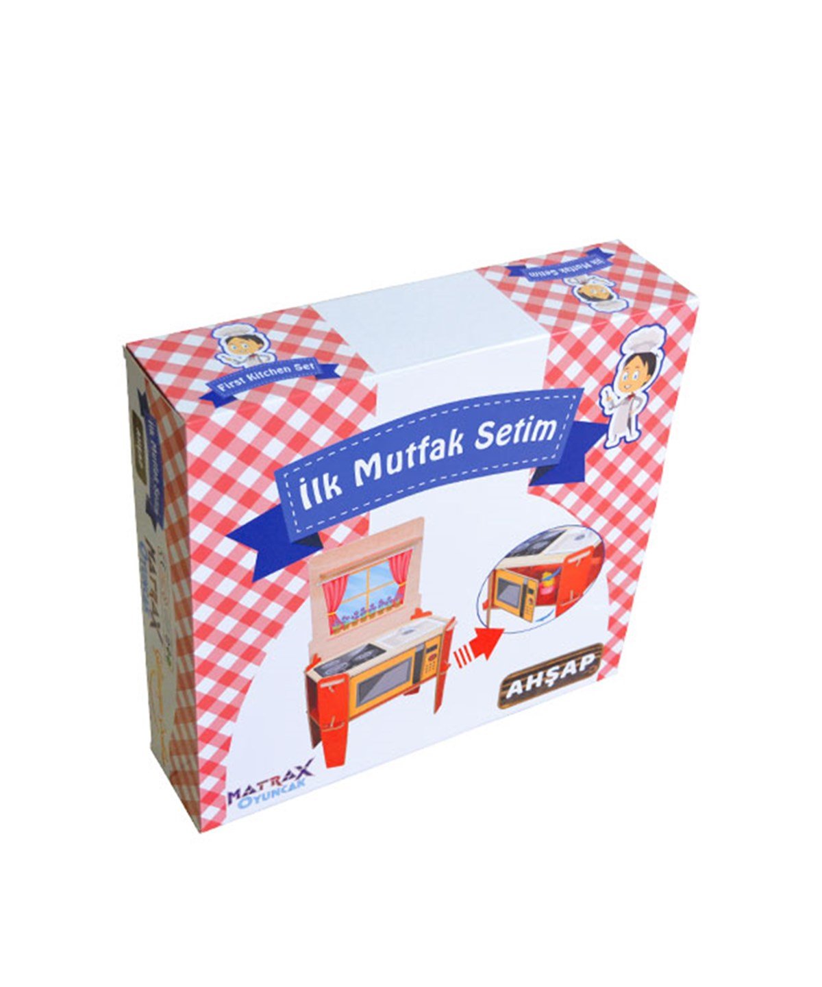 Evcilik Aksesuarları, MATRAX, Matrax 422 İlk Mutfak Setim - Ahşap