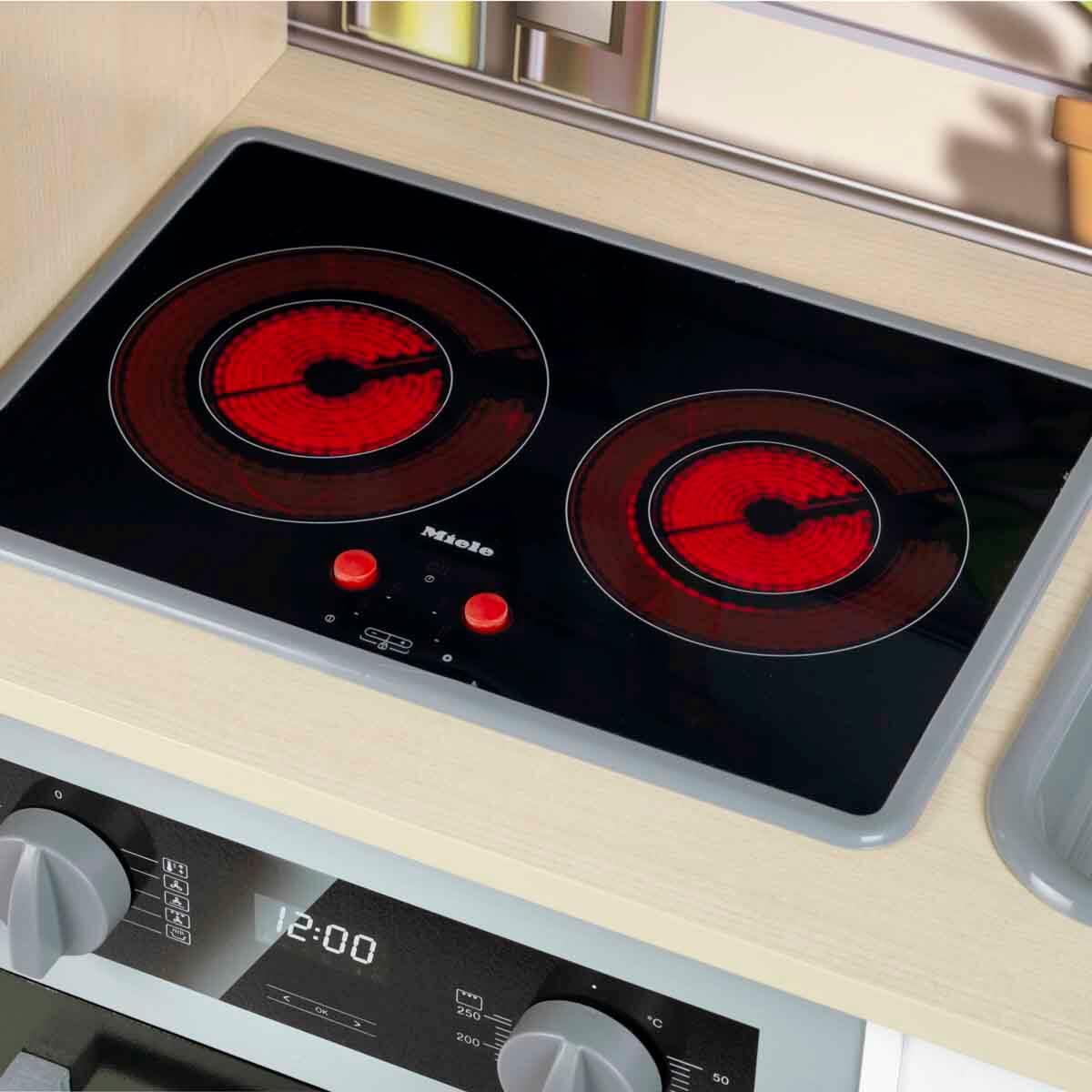 Evcilik Aksesuarları, Sunman, Sesli ve Işıklı Miele Ahşap Mutfak Seti