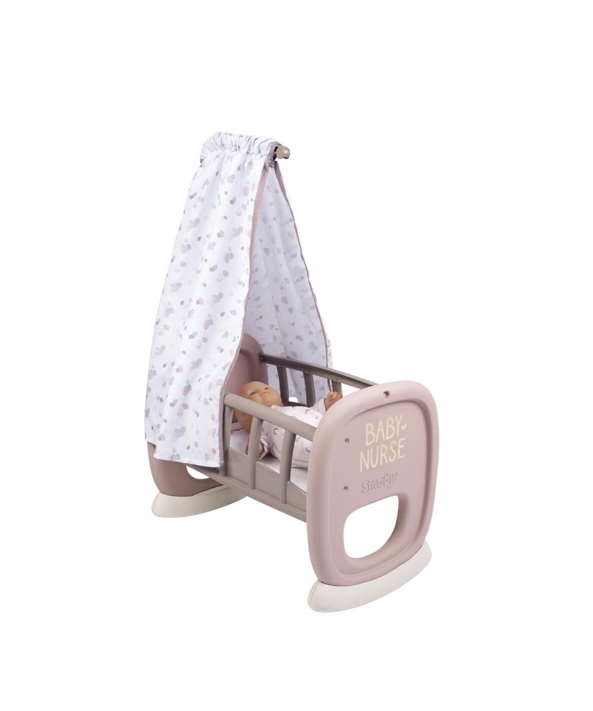Evcilik Aksesuarları, SMOBY, Smoby Baby Nurse Cradle Bercelonnette Sallanan Oyuncak Beşik 220373