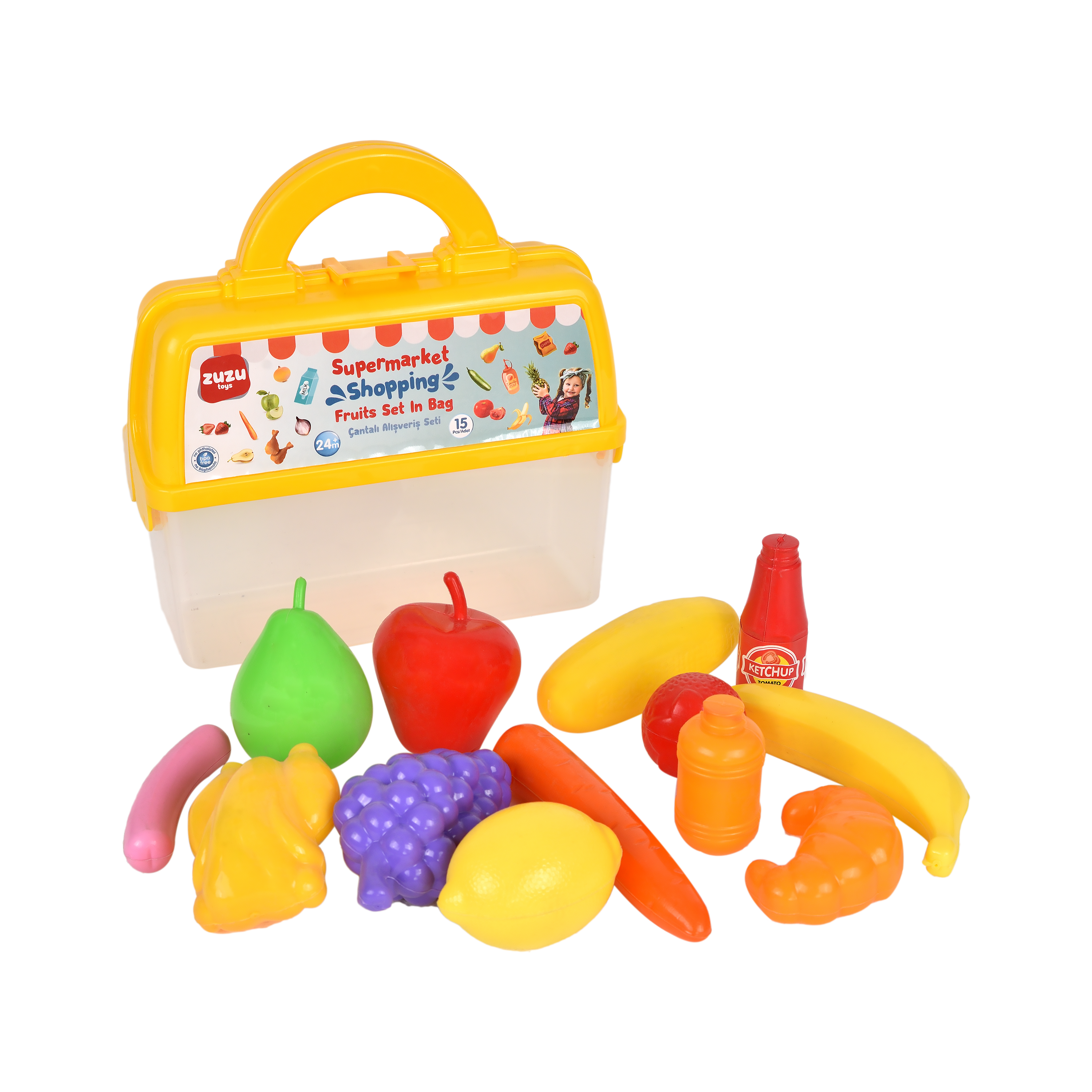 Evcilik Aksesuarları, ZUZU TOYS, Zuzu Toys Alışveriş Seti Çantalı