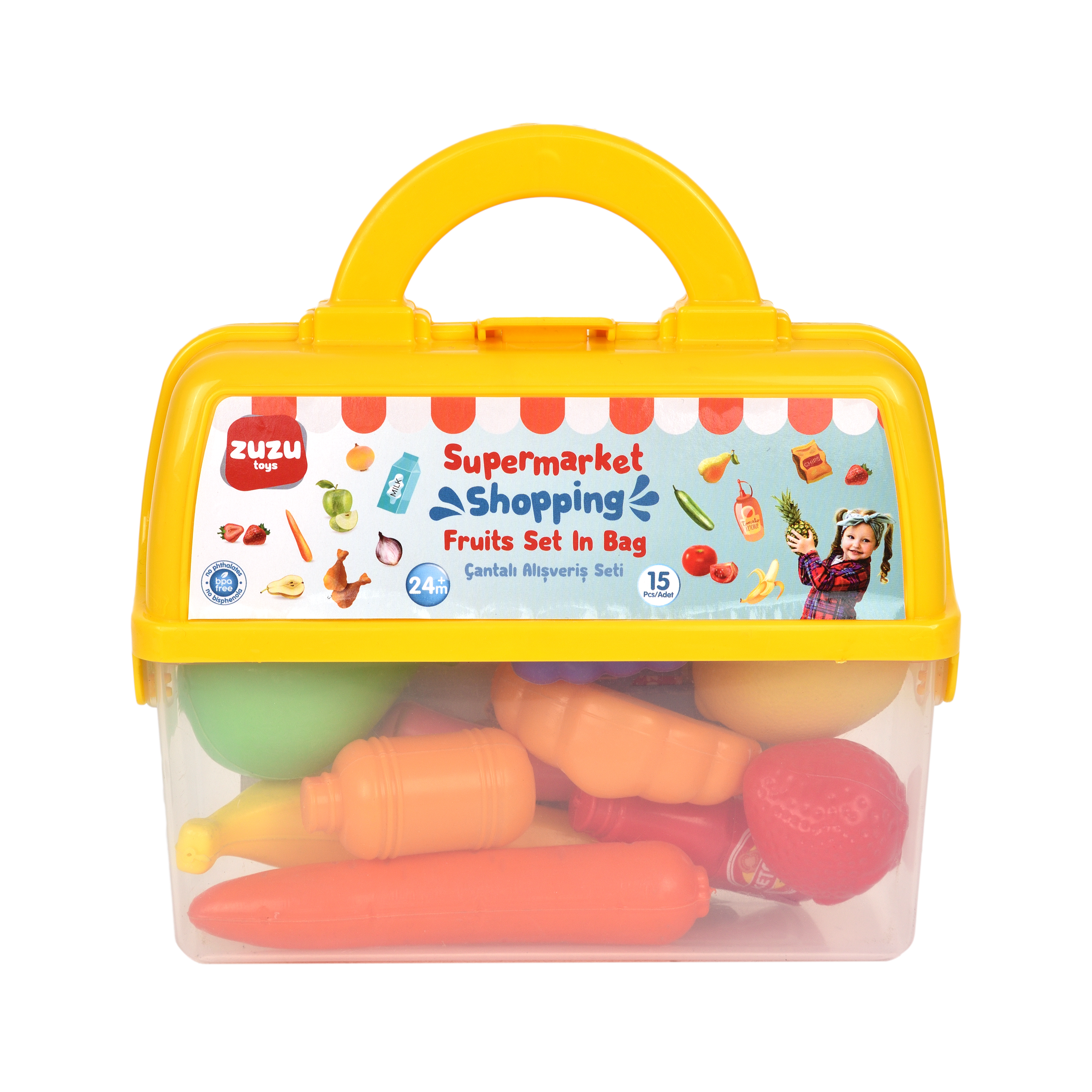 Evcilik Aksesuarları, ZUZU TOYS, Zuzu Toys Alışveriş Seti Çantalı