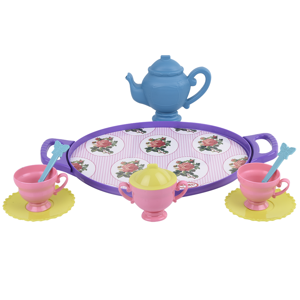 Evcilik Aksesuarları, ZUZU TOYS, Zuzu Toys Tepsili Çay Seti