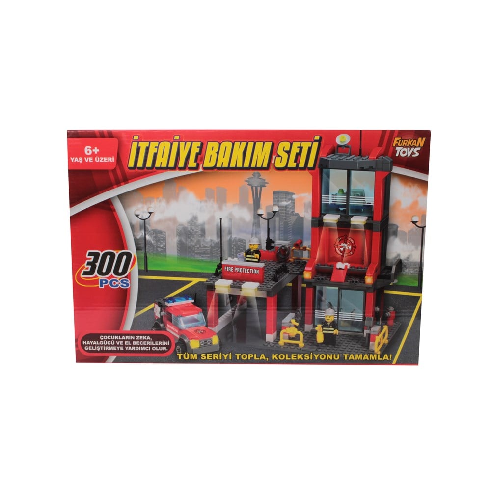 F-Blocks Lego Setleri, F-BLOCKS, F-Blocks İtfaiye Bakım İstasyonu Lego Seti 300 Parça FR31386