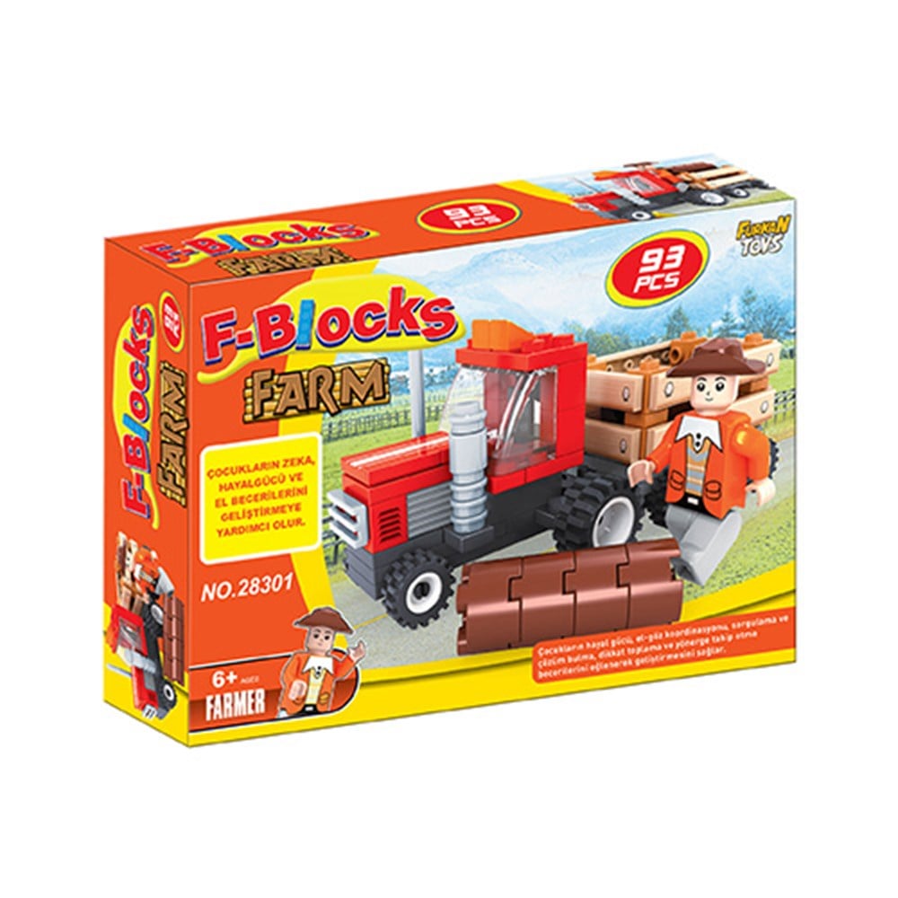 F-Blocks Lego Setleri, F-BLOCKS, F-Blocks Lego Çiftlik Seri 93 Parça Lego Seti FR37913
