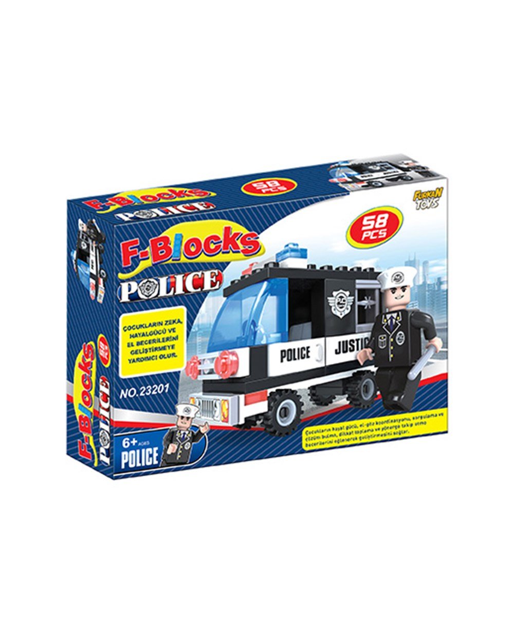 F-Blocks Lego Setleri, F-BLOCKS, F-Blocks Lego Seti Polis Seri 58 Parça FR38101