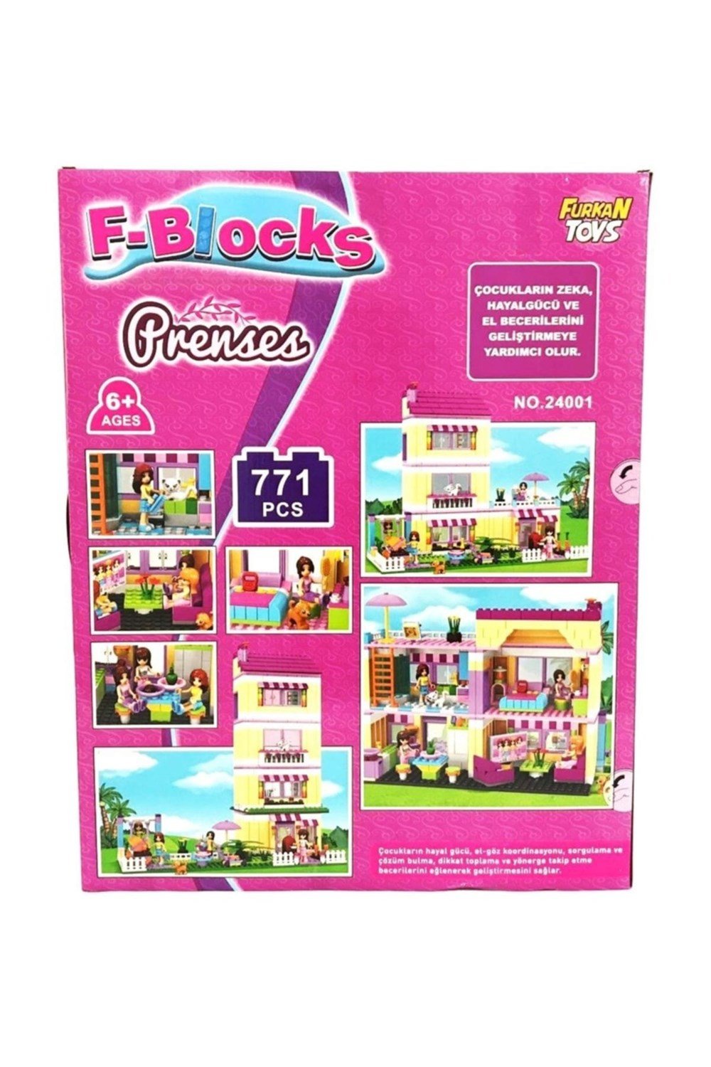 F-Blocks Lego Setleri, F-BLOCKS, F-Blocks Lego Seti Prenses Seri 771 Parça FR37517