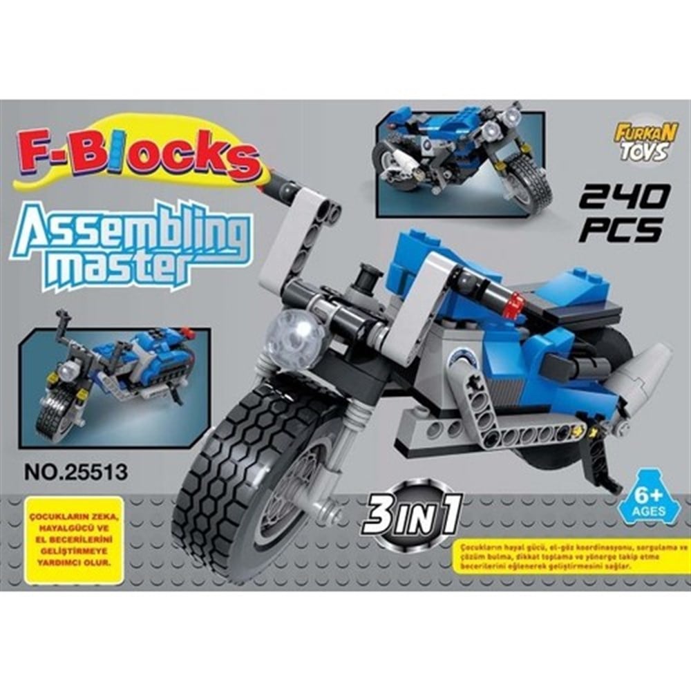 F-Blocks Lego Setleri, F-BLOCKS, F-Blocks Master Seri 3in1 240 Parça Lego Seti FR37296