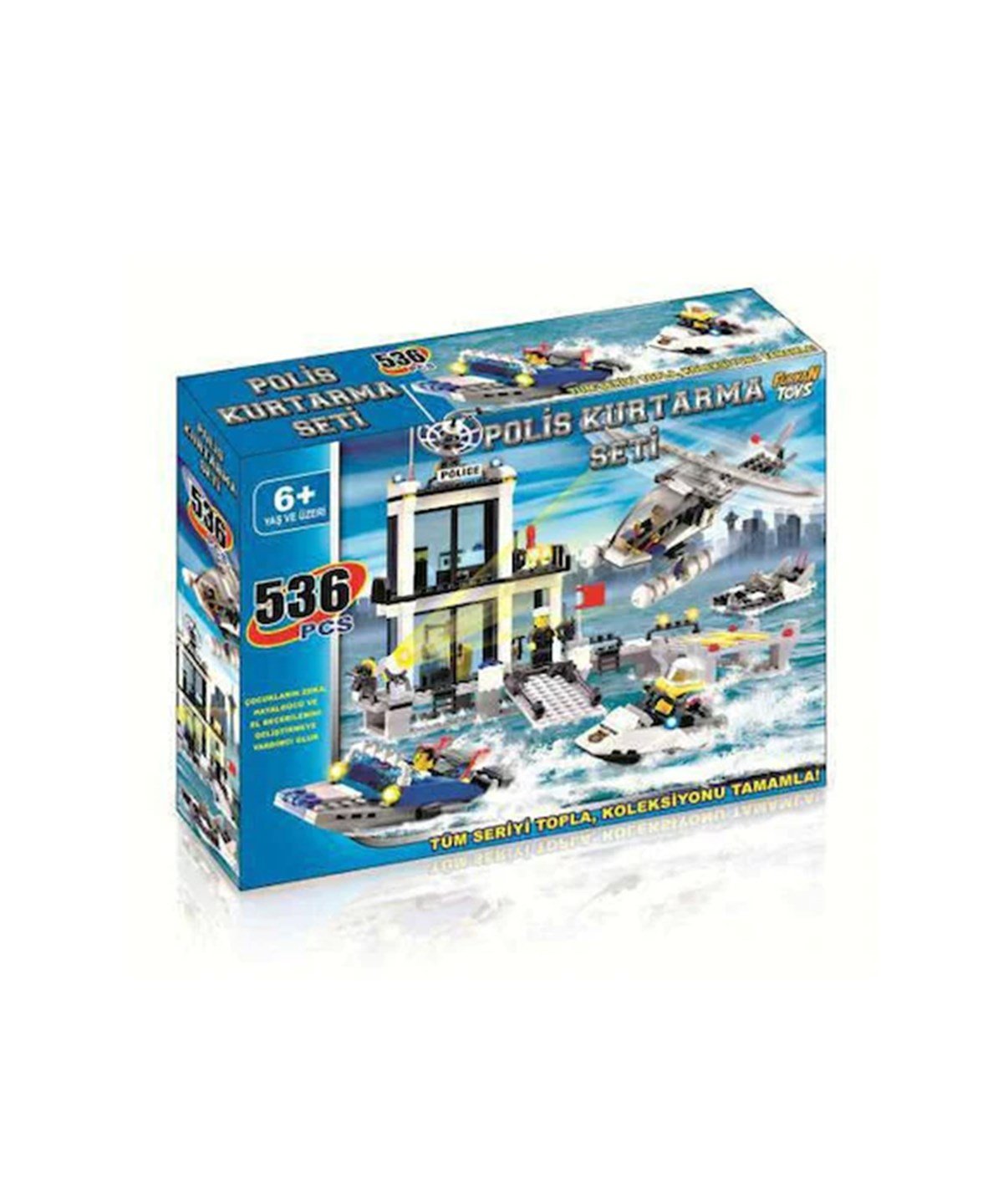 F-Blocks Lego Setleri, F-BLOCKS, F-Blocks Polis Kurtarma Seti 536 Parça FR31355