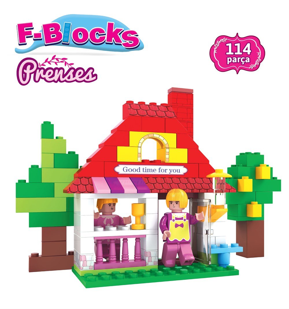 F-Blocks Lego Setleri, F-BLOCKS, F-Blocks Prenses Seri Lego Seti 114 Parça FR38163