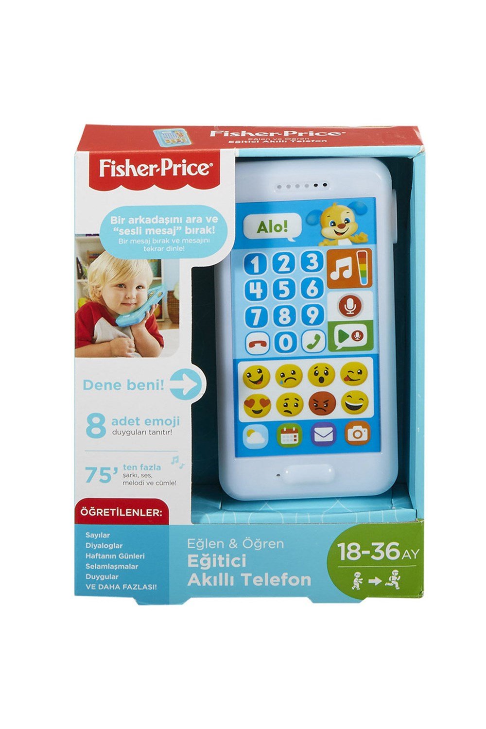 Fisher Price Eğitici Akıllı Telefon FPR25