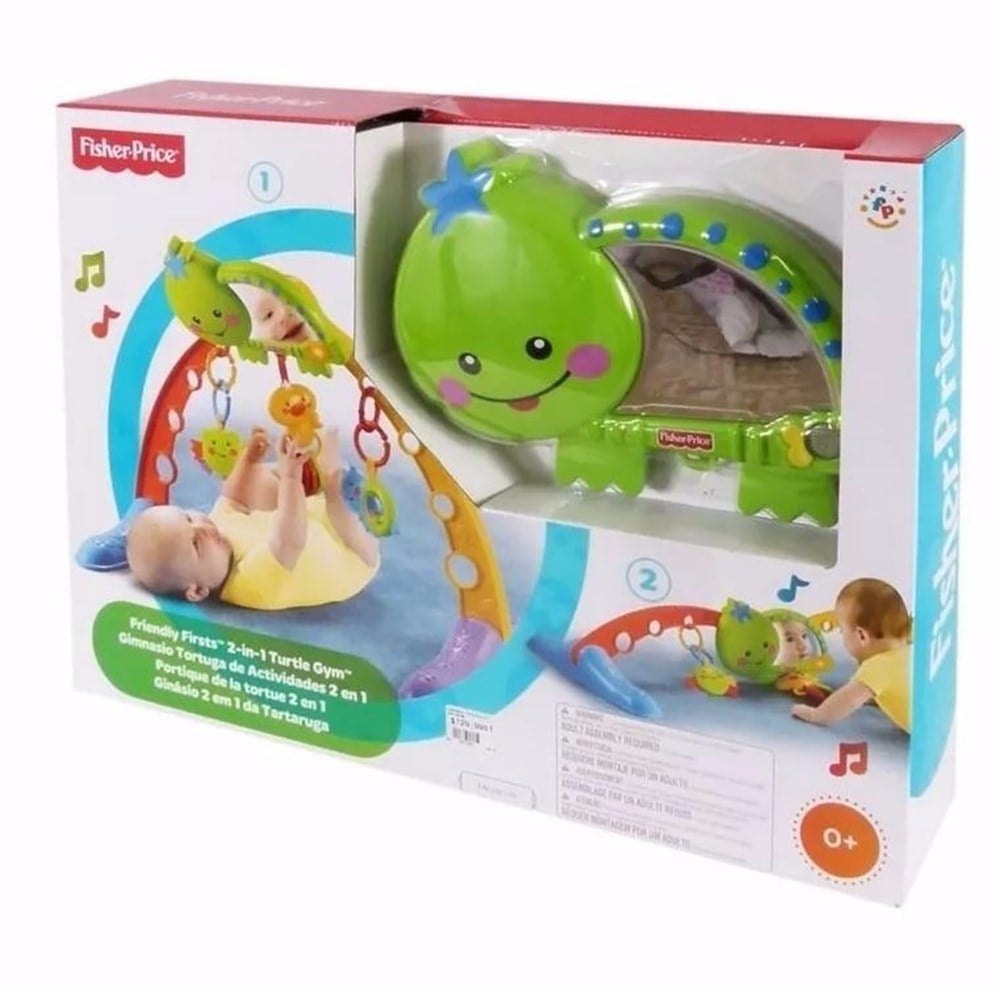 Fisher Price Kaplumbağa Spor Salonu Oyun Alanı 2'si 1 Arada M-3185