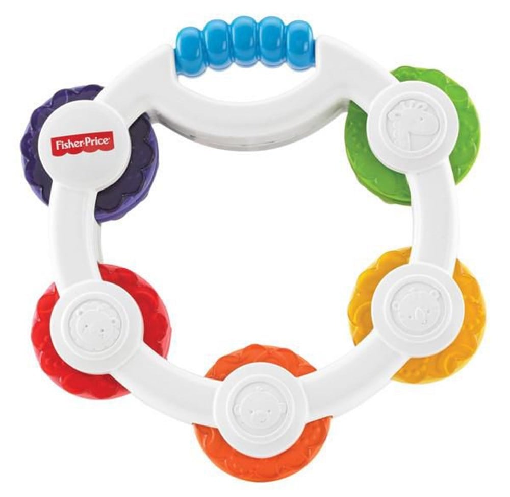 Fisher Price Renkli Tef Aynalı Tamburin BLT37