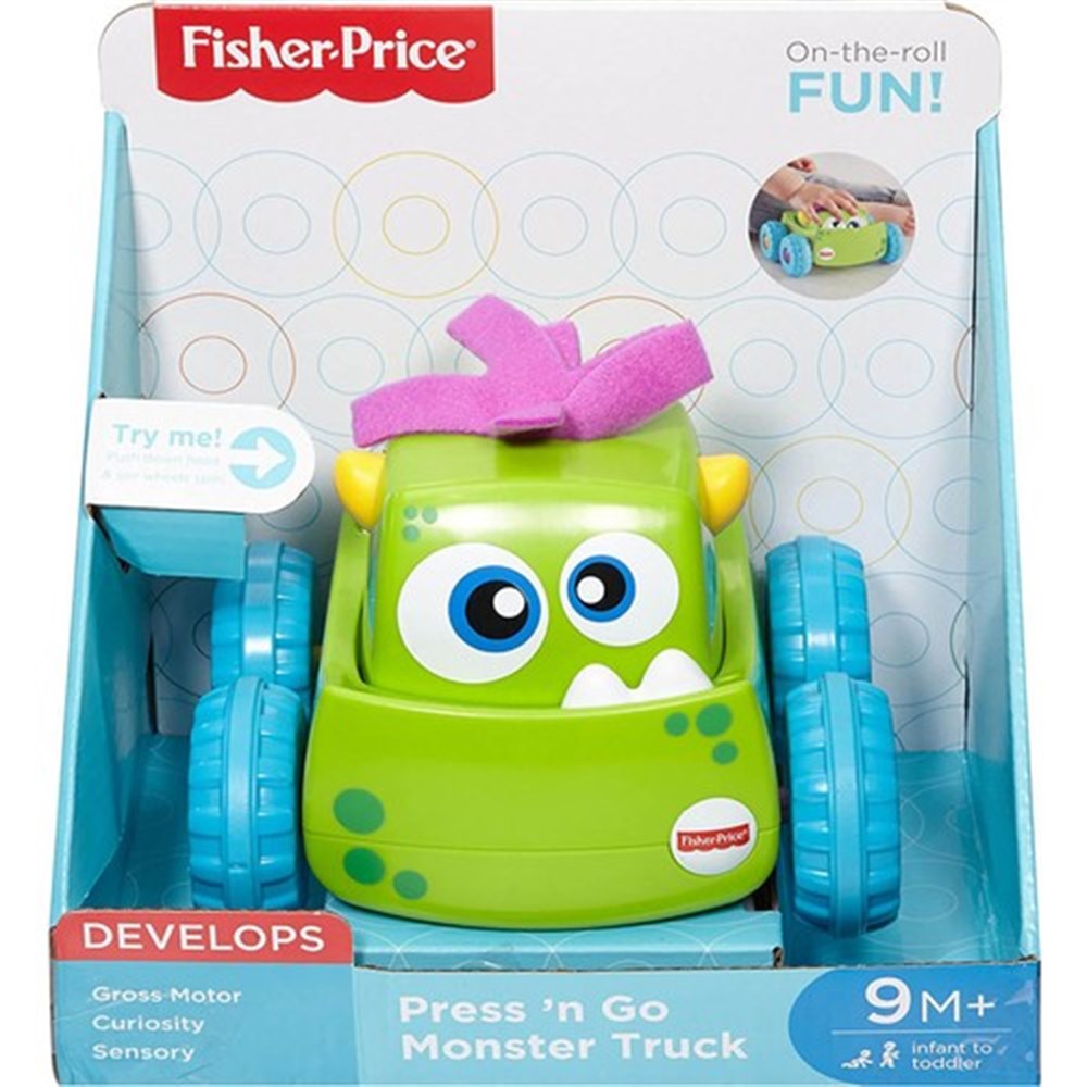 Fisher Price Sevimli Canavarlar Kamyonu Yeşil DRG16-DRG15