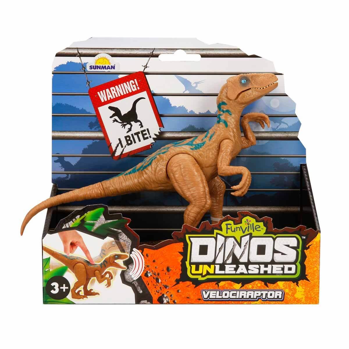 Fonksiyonel Hayvanlar, Sunman, Crazoo Sesli ve Hareketli Dinozor 11234 Velociraptor