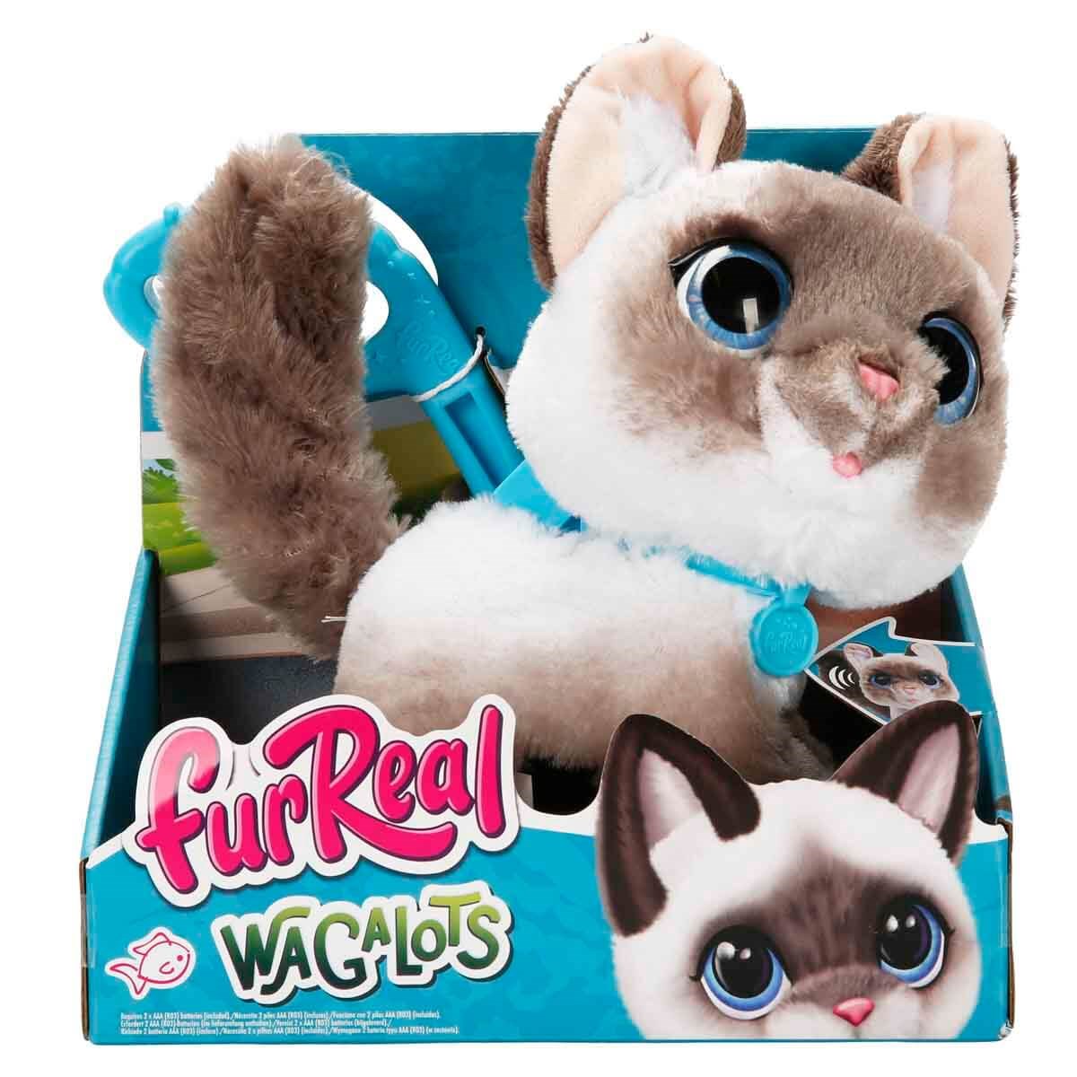 Fonksiyonel Hayvanlar, Giochi Preziosi, Sesli ve Hareketli FurReal Wag-A-Lot Kedi Peluş FUR00000