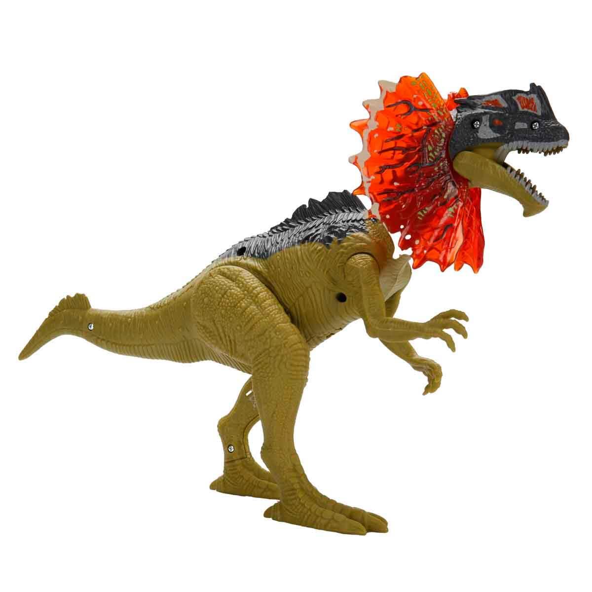 Fonksiyonel Hayvanlar, Sunman, Sesli ve Işıklı Dino Valley Dinozor 26082 Yeşil Kırmızı