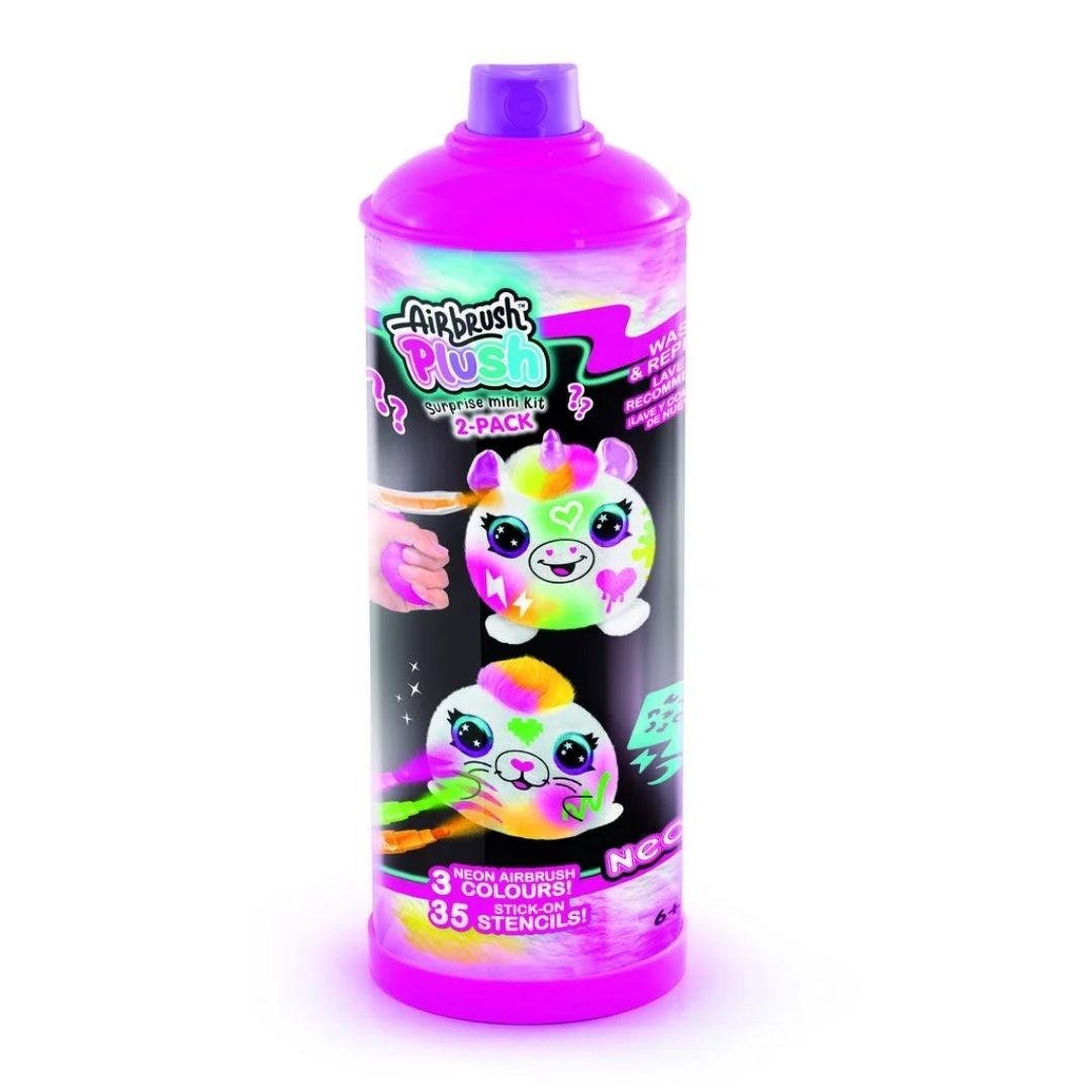 Fonksiyonel Peluşlar, MEGA OYUNCAK, Airbrush Plush Sürpriz Mi·ni· Neon Peluş 2'li Paket
