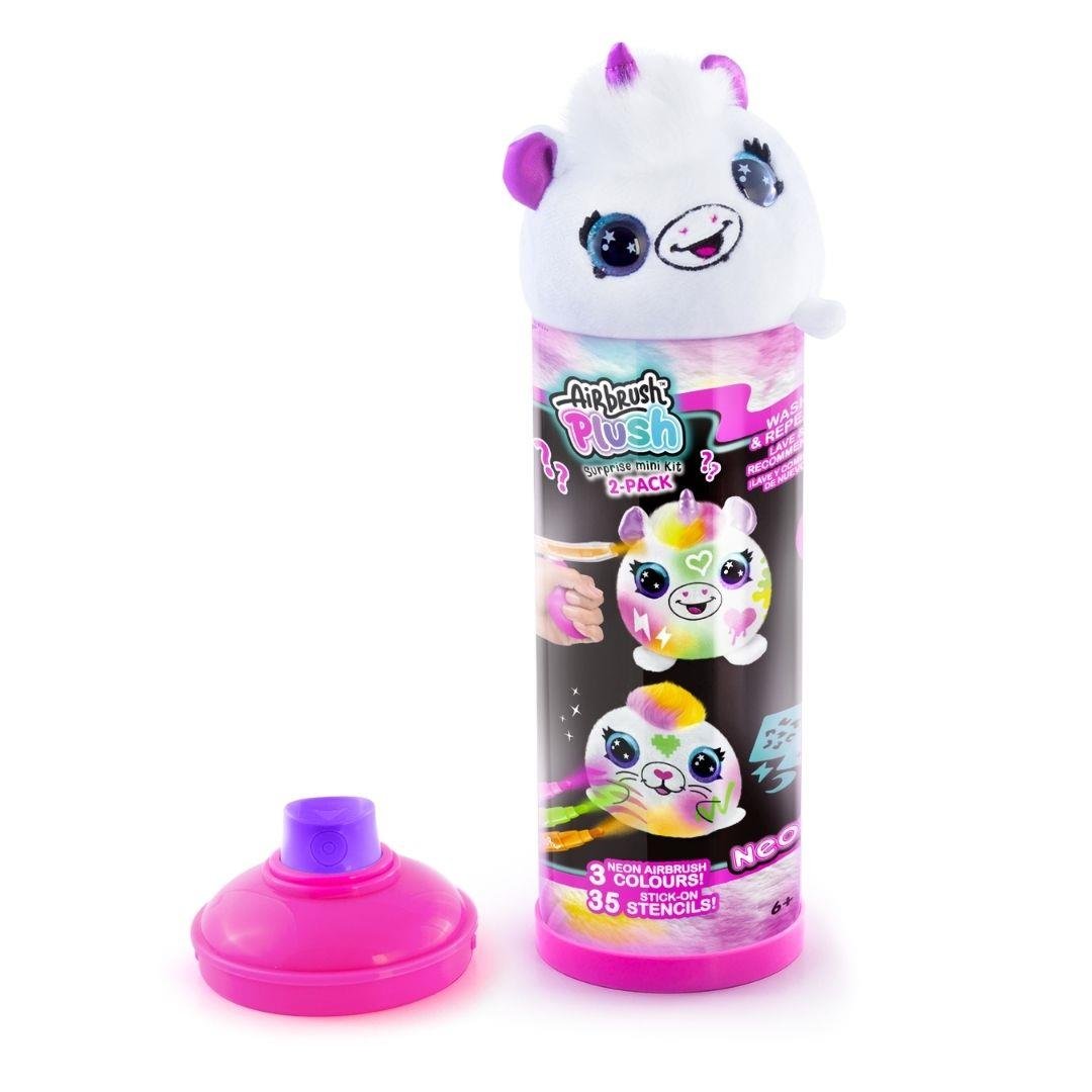 Fonksiyonel Peluşlar, MEGA OYUNCAK, Airbrush Plush Sürpriz Mi·ni· Neon Peluş 2'li Paket